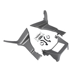 HR3 Billet Silver Spoiler Kit For Harley 2017-Later FLTRX, FLTRXS, FLTRXST models