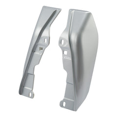 HR3 Brilliant Silver Pearl Mid-Frame Air Deflectors For Harley Touring and Trike Models 09-24