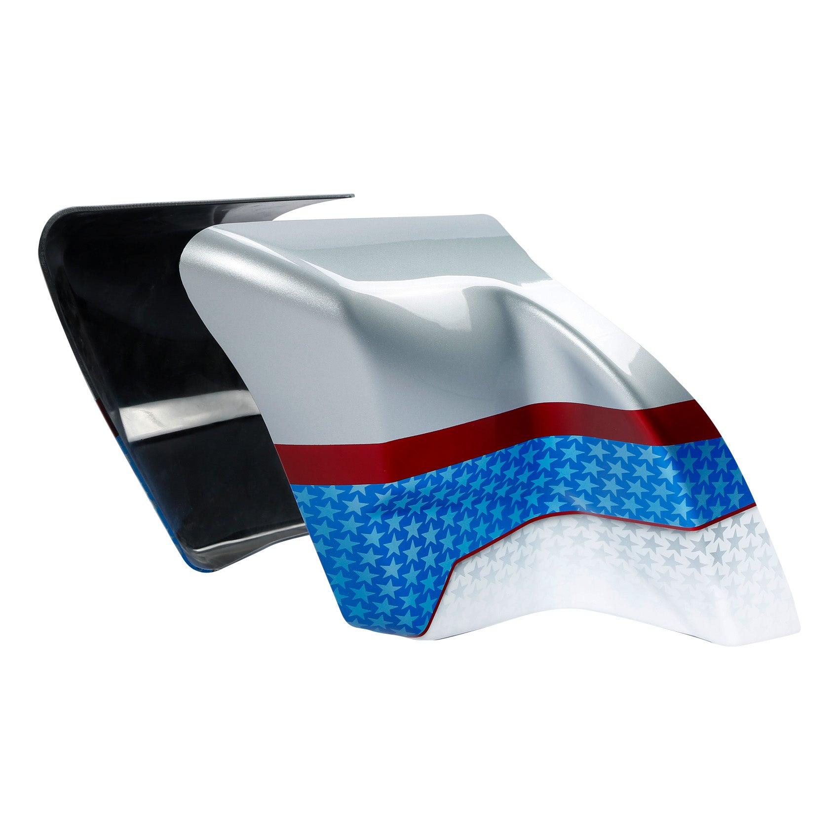 HR3 White Flake Fade CVO Stretched Side Covers