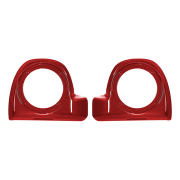 HR3 Wicked Red Lower Fairing Speaker Pods For Harley Touring Models 2014-2024