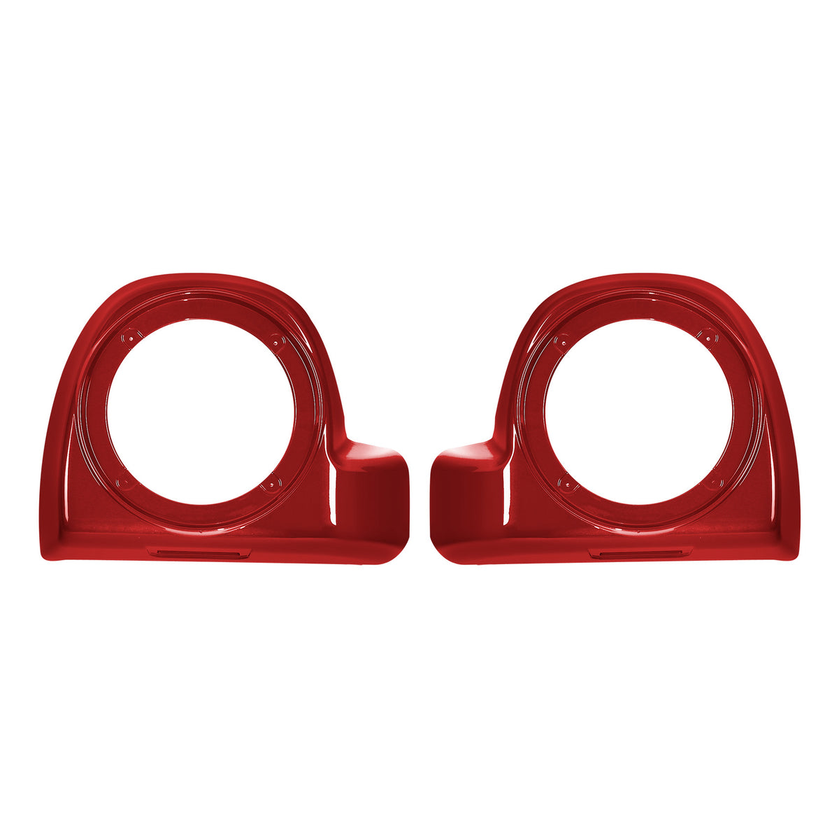 HR3 Wicked Red Lower Fairing Speaker Pods For Harley Touring Models 2014-2024