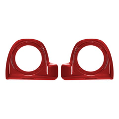 HR3 Wicked Red Lower Fairing Speaker Pods For Harley Touring Models 2014-2024