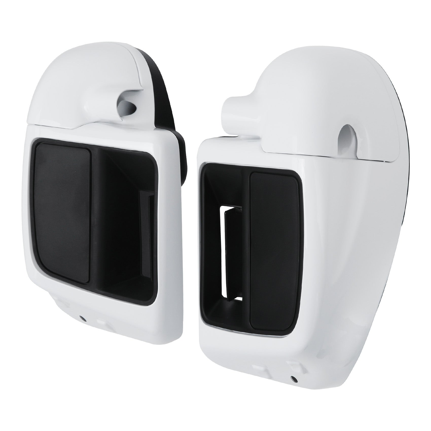 HR3 Stone Washed White Pearl Vented Lower Fairing Kit For Harley Touring models 2014-2024