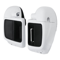 HR3 Stone Washed White Pearl Vented Lower Fairing Kit For Harley Touring models 2014-2024