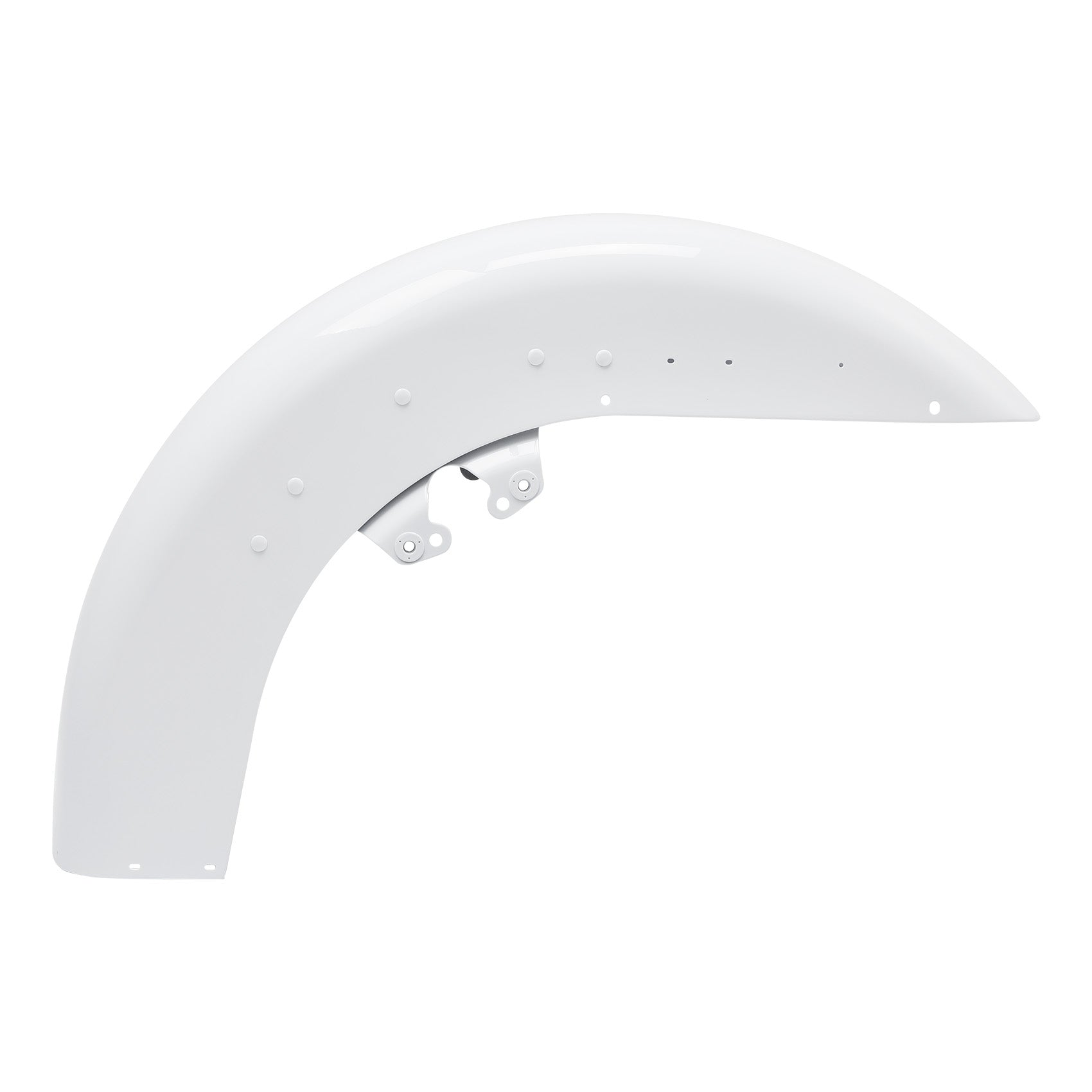 HR3 Stone Washed White Pearl Motorcycle 18" Front Mudguard Fender(can be installed with lighting) For Harley Touring Electra Glide Ultra Limited Tri Glide 14-23