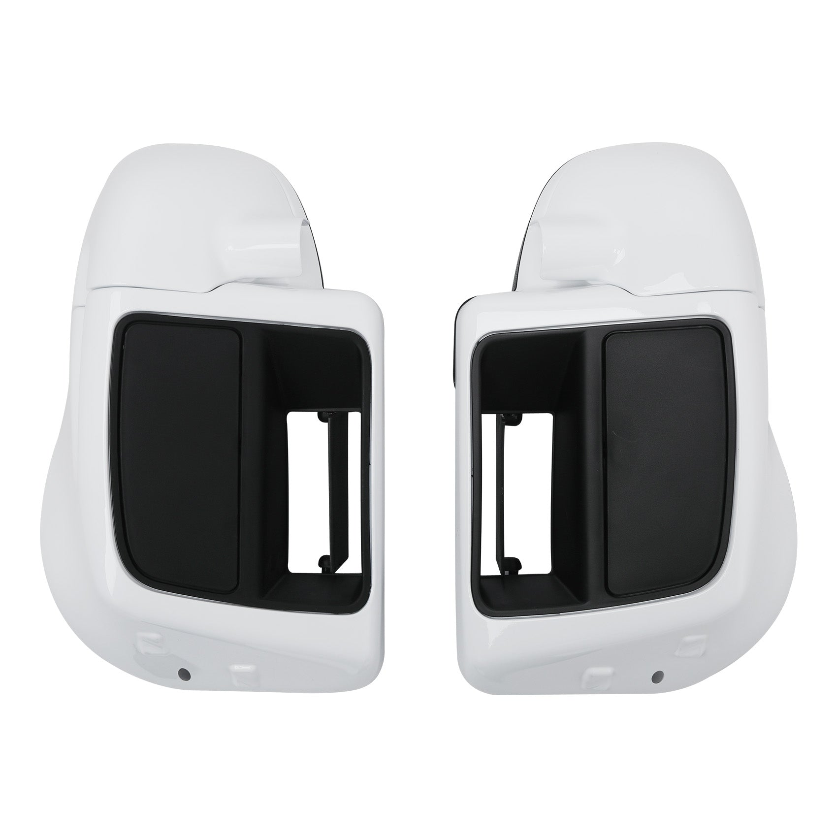HR3 Stone Washed White Pearl Vented Lower Fairing Kit For Harley Touring models 2014-2024