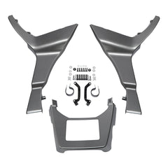 HR3 Billet Silver Spoiler Kit For Harley 2017-Later FLTRX, FLTRXS, FLTRXST models