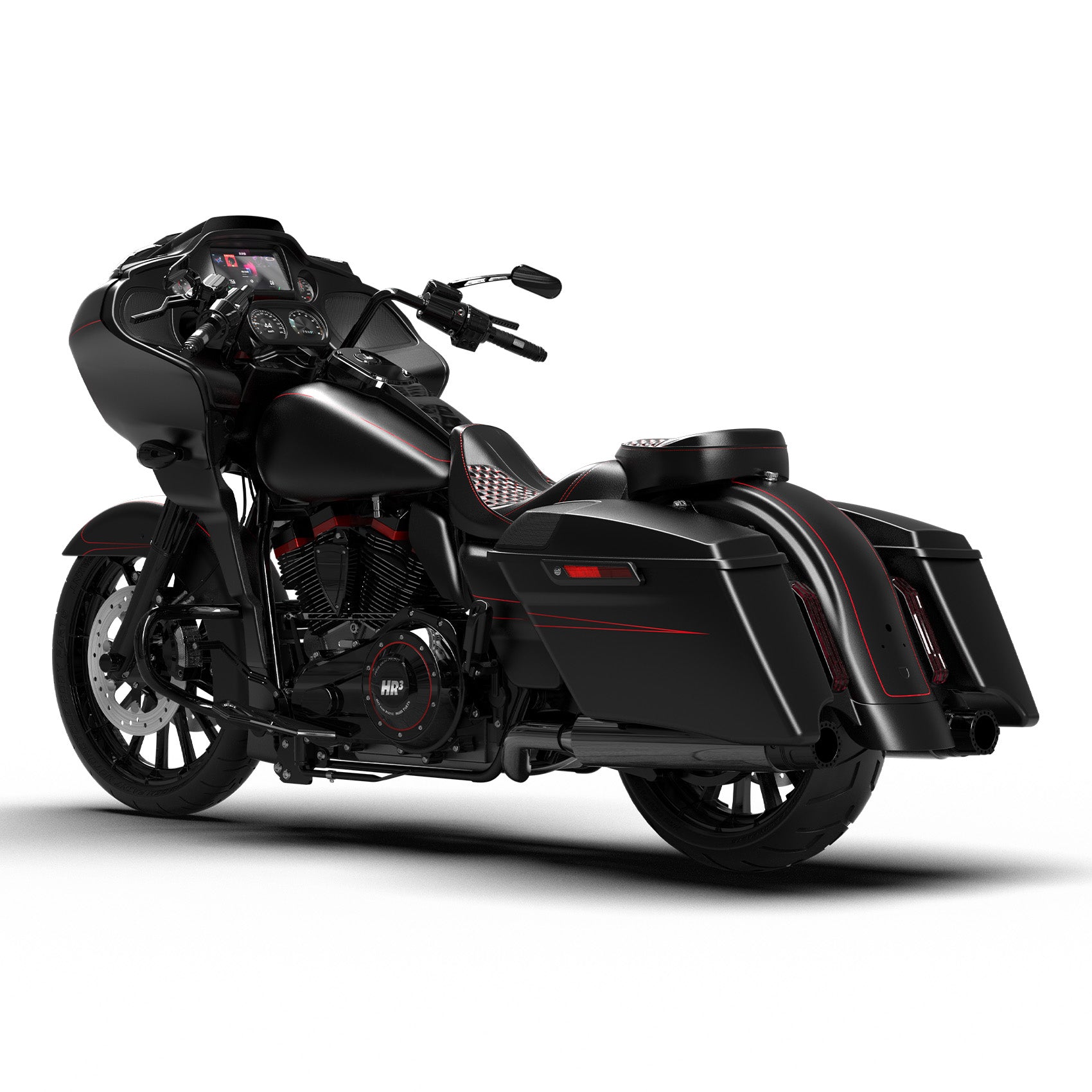 HR3 Black Denim 2015S Complete Body Fairing Kit For Harley CVO Road Glide FLTRXSE 15-23