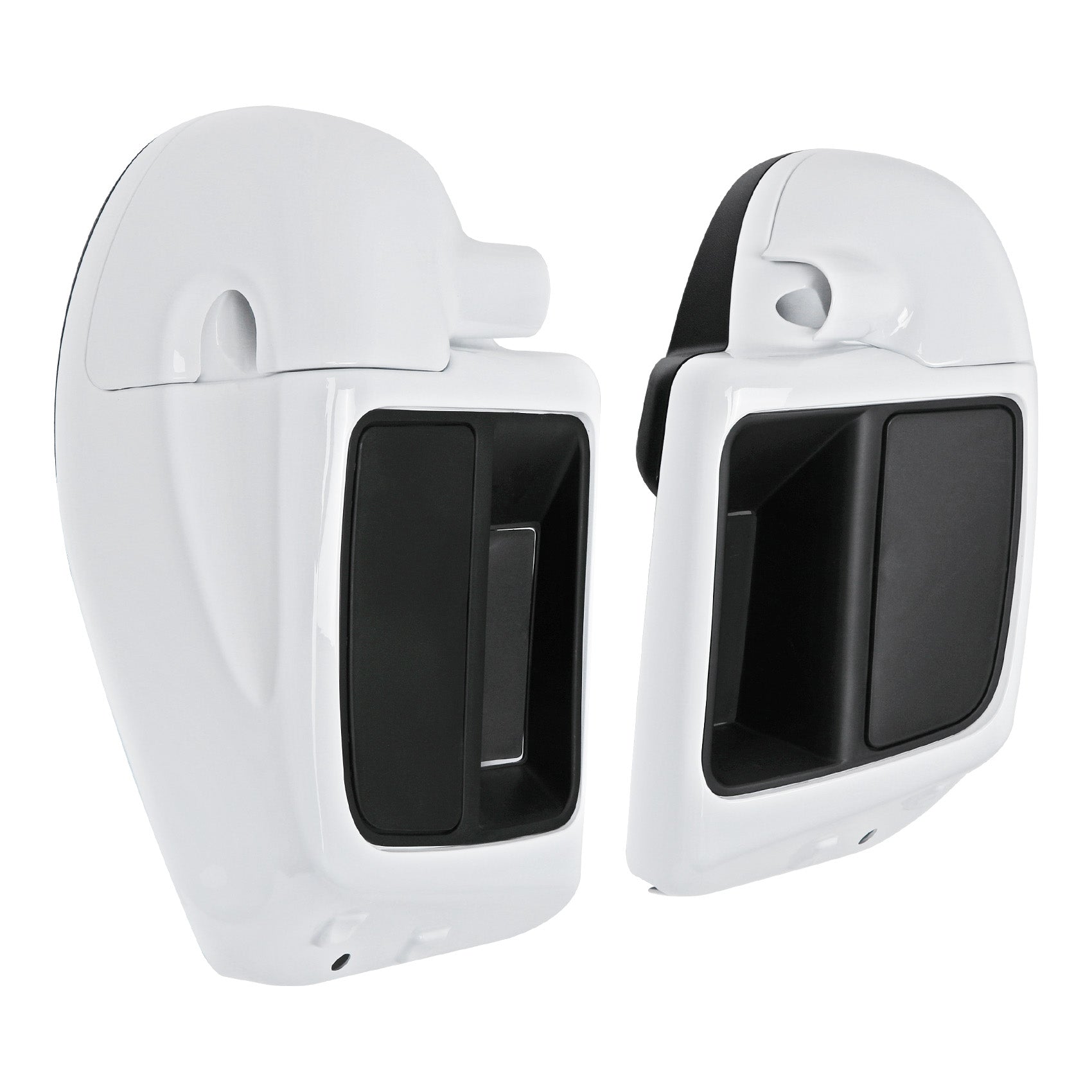 HR3 Stone Washed White Pearl Vented Lower Fairing Kit For Harley Touring models 2014-2024