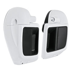 HR3 Stone Washed White Pearl Vented Lower Fairing Kit For Harley Touring models 2014-2024