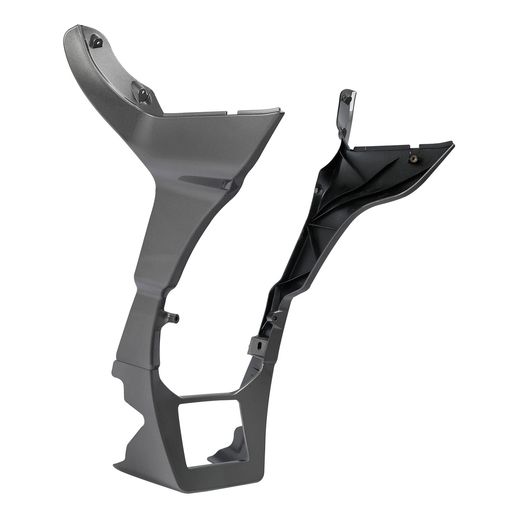 HR3 Billet Silver Spoiler Kit For Harley 2017-Later FLTRX, FLTRXS, FLTRXST models