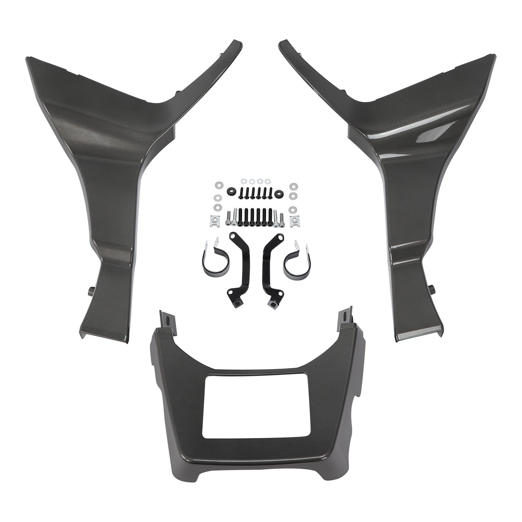 HR3 Industrial Gray Spoiler Kit For Harley 2017-Later FLTRX, FLTRXS, FLTRXST models