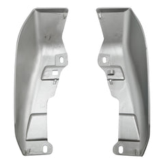 HR3 Brilliant Silver Pearl Mid-Frame Air Deflectors For Harley Touring and Trike Models 09-24
