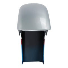 HR3 White Flake Fade Motorcycle 18" Wide Tire Front Mudguard Fender For Harley Touring Models 2014-2023