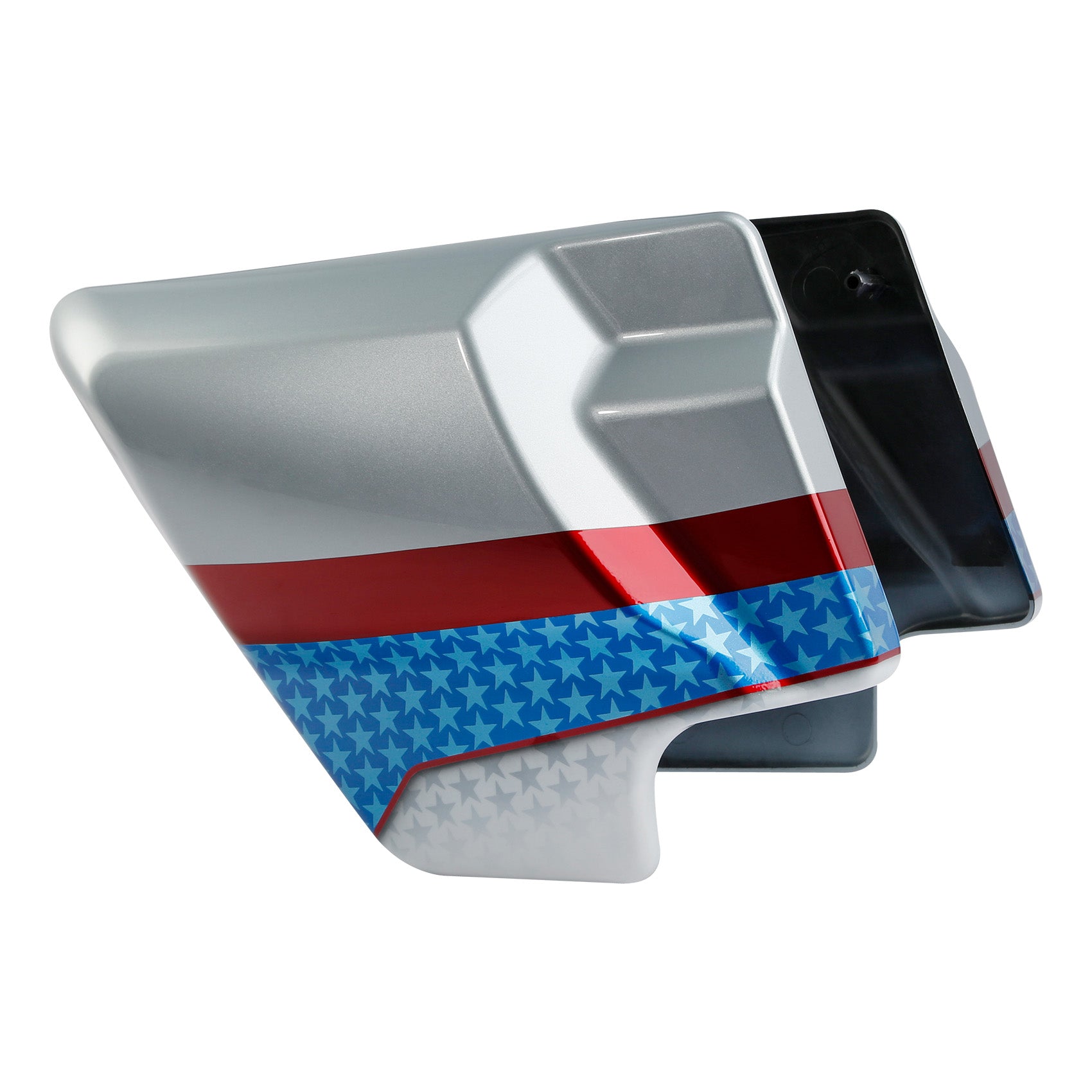 HR3 White Flake Fade Side Covers 2018 CVO STREET GLIDE (FLHXSE )