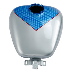 HR3 White Flake Fade Gas Tank For 2008-2023 Harley Touring Models