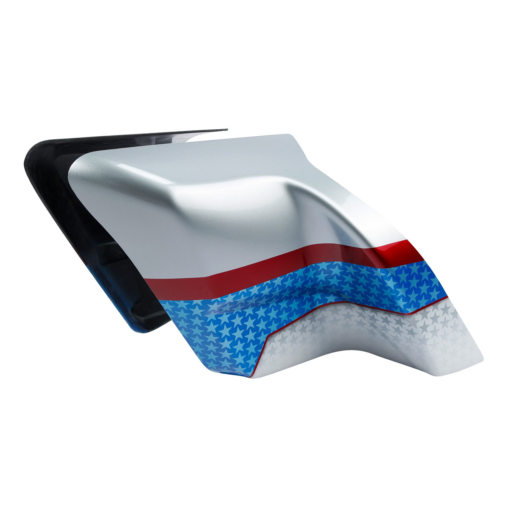 HR3 White Flake Fade CVO Stretched Side Covers