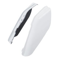 HR3 Stone Washed White Pearl Mid Frame Air Heat Deflectors For Harley Touring and Trike Models 09-24