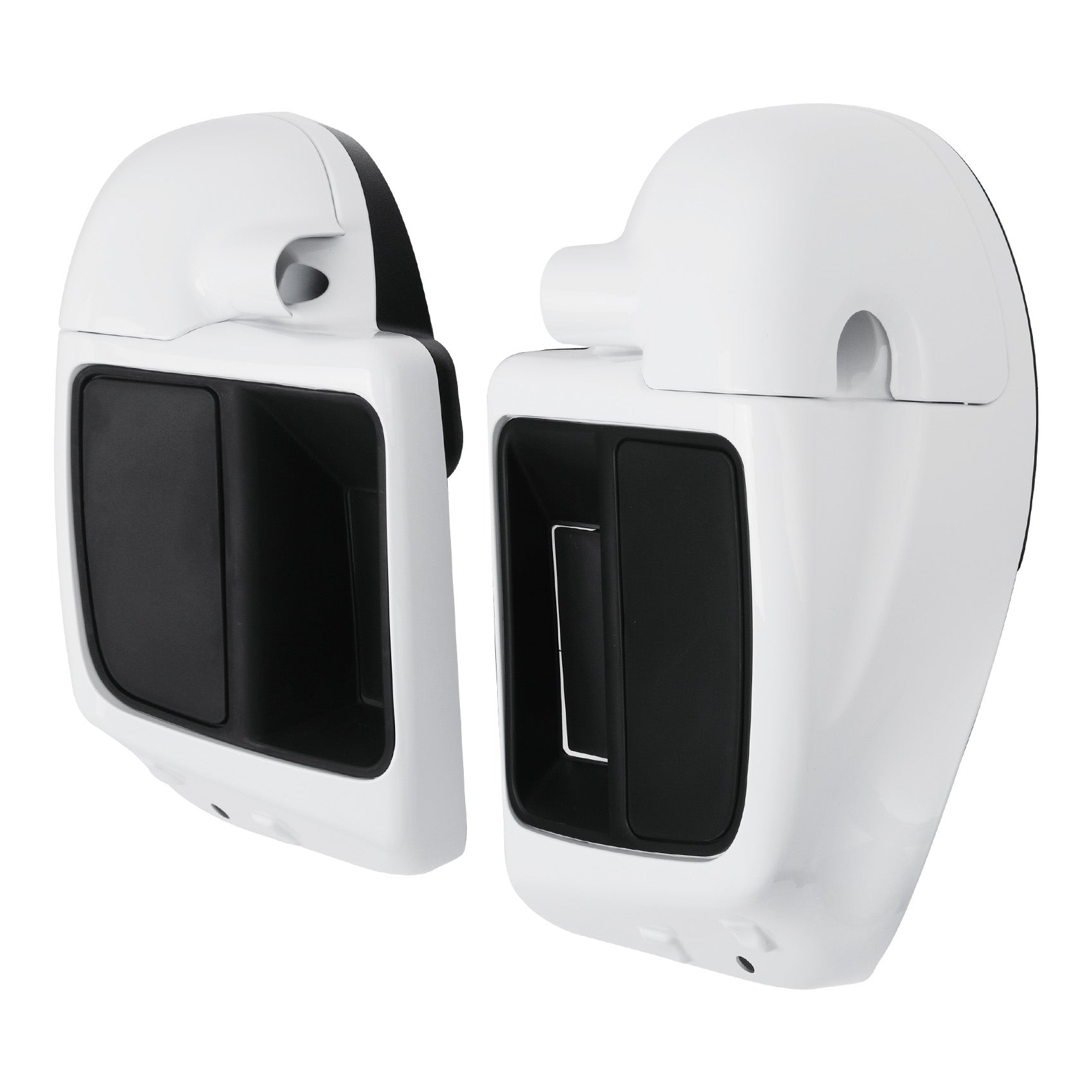 HR3 Stone Washed White Pearl Vented Lower Fairing Kit For Harley Touring models 2014-2024