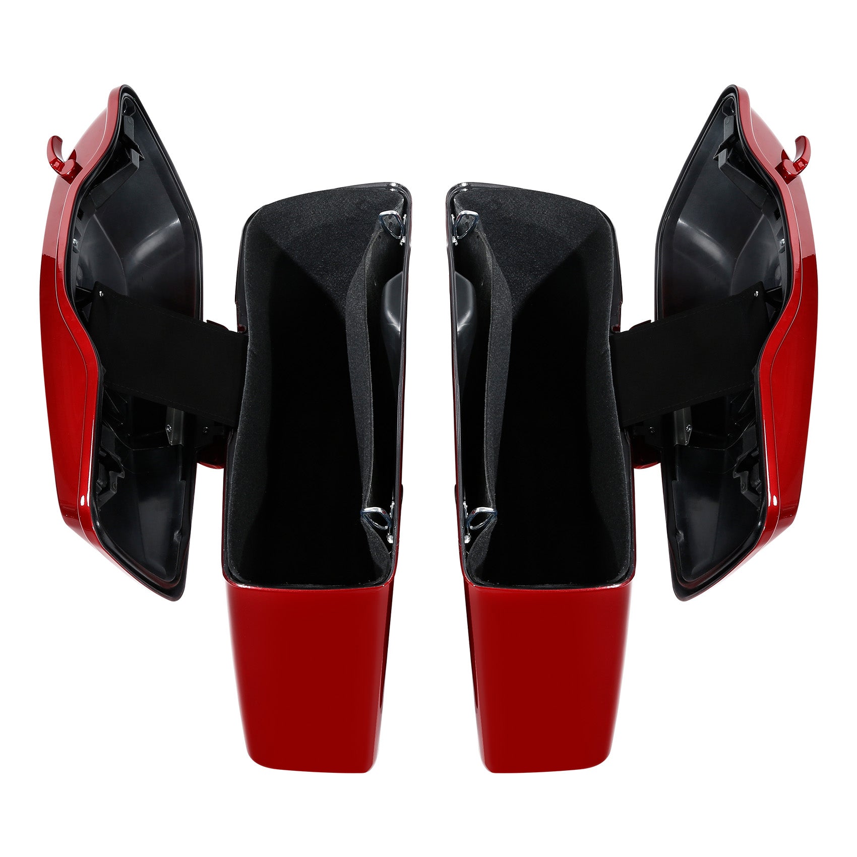 HR3 Wicked Red Hard Saddlebags Harley Hard Bags ( Regular) For Harley Touring 2014-2023