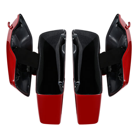 HR3 Wicked Red Hard Saddlebags Harley Hard Bags ( Regular) For Harley Touring 2014-2023