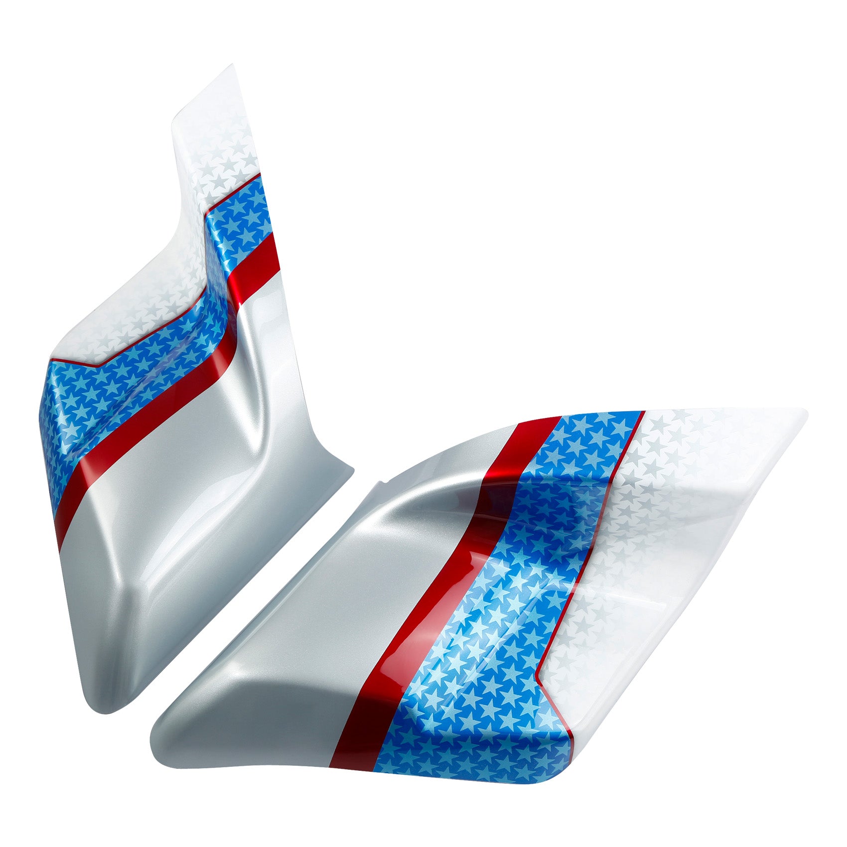 HR3 White Flake Fade CVO Stretched Side Covers