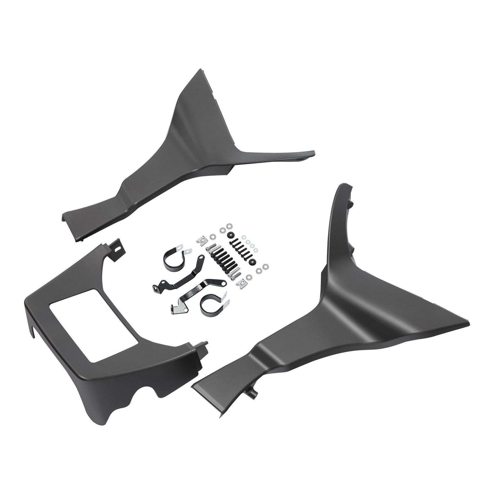 HR3 Industrial Gray Denim Spoiler Kit For Harley 2017-Later FLTRX, FLTRXS, FLTRXST models