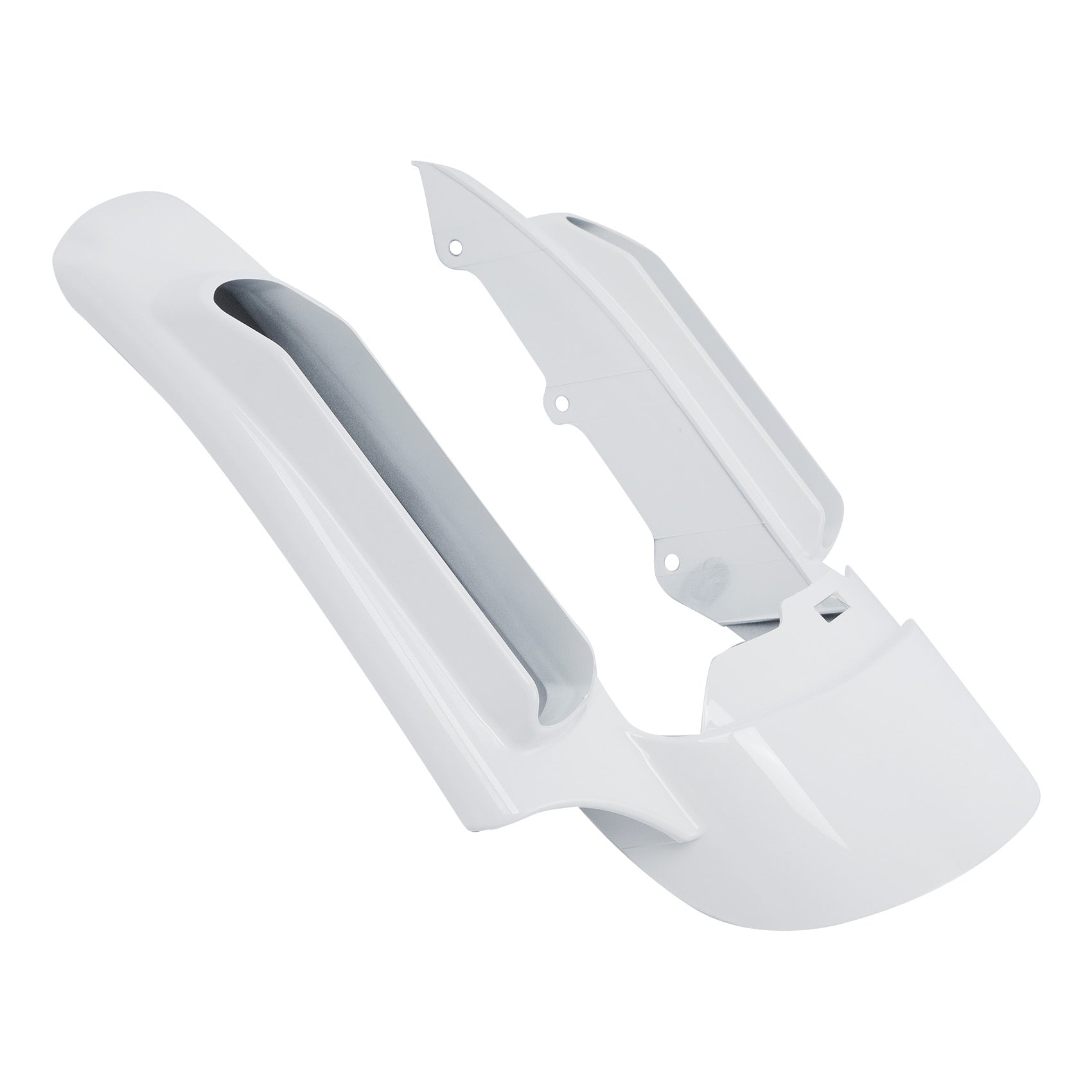 HR3 Stone Washed White Pearl CVO STYLE Rear Fender Filler Panel FOR Harley Touring 2014-2023