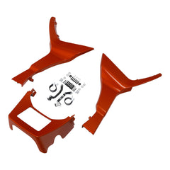 HR3 Scorched Orange / Black Denim Spoiler Kit For Harley 2017-Later FLTRX, FLTRXS, FLTRXST models