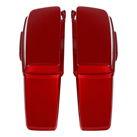 HR3 Wicked Red Hard Saddlebags Harley Hard Bags ( Regular) For Harley Touring 2014-2023
