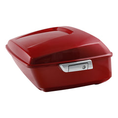 HR3 Wicked Red 13.7" King Size Touring Trunk Luggage For 14-24 Harley Touring