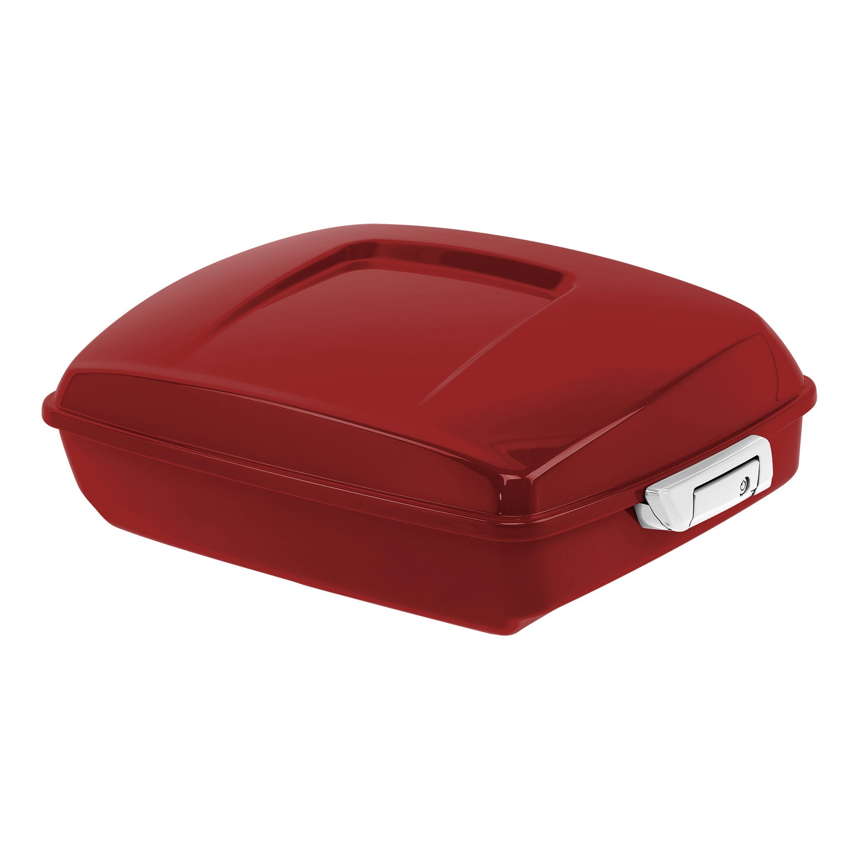 HR3 Wicked Red 10.7" Chopped Style Touring Trunk Luggage For Harley Touring 2014-2024