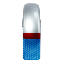 HR3 White Flake Fade Motorcycle 18" Wide Tire Front Mudguard Fender For Harley Touring Models 2014-2023