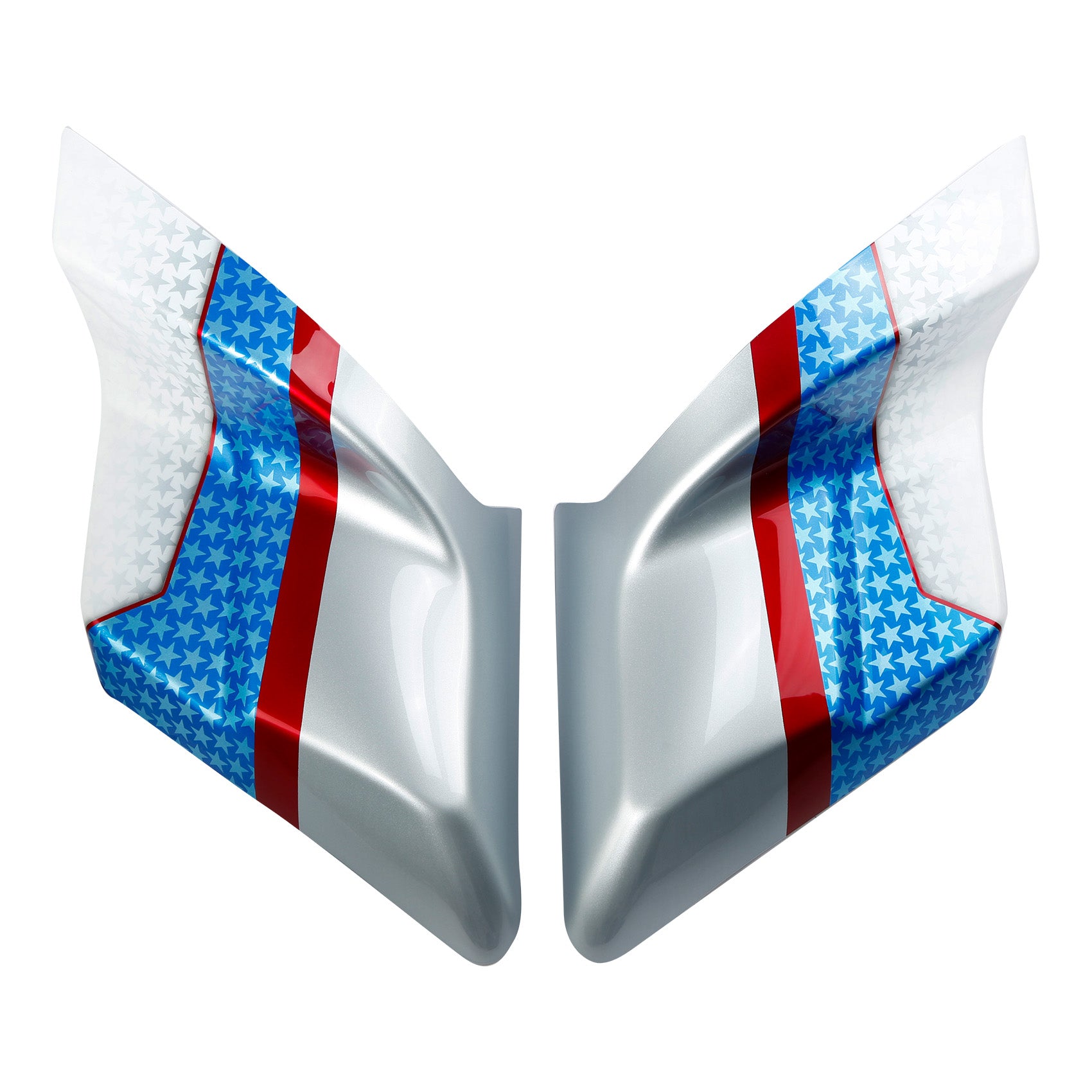 HR3 White Flake Fade CVO Stretched Side Covers