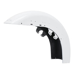 HR3 Stone Washed White Pearl Motorcycle 18" Front Mudguard Fender(can be installed with lighting) For Harley Touring Electra Glide Ultra Limited Tri Glide 14-23