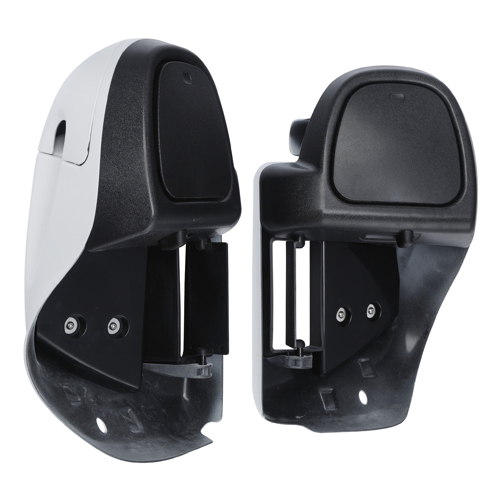 HR3 Stone Washed White Pearl Vented Lower Fairing Kit For Harley Touring models 2014-2024