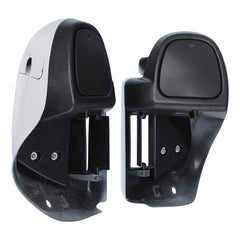 HR3 Stone Washed White Pearl Vented Lower Fairing Kit For Harley Touring models 2014-2024