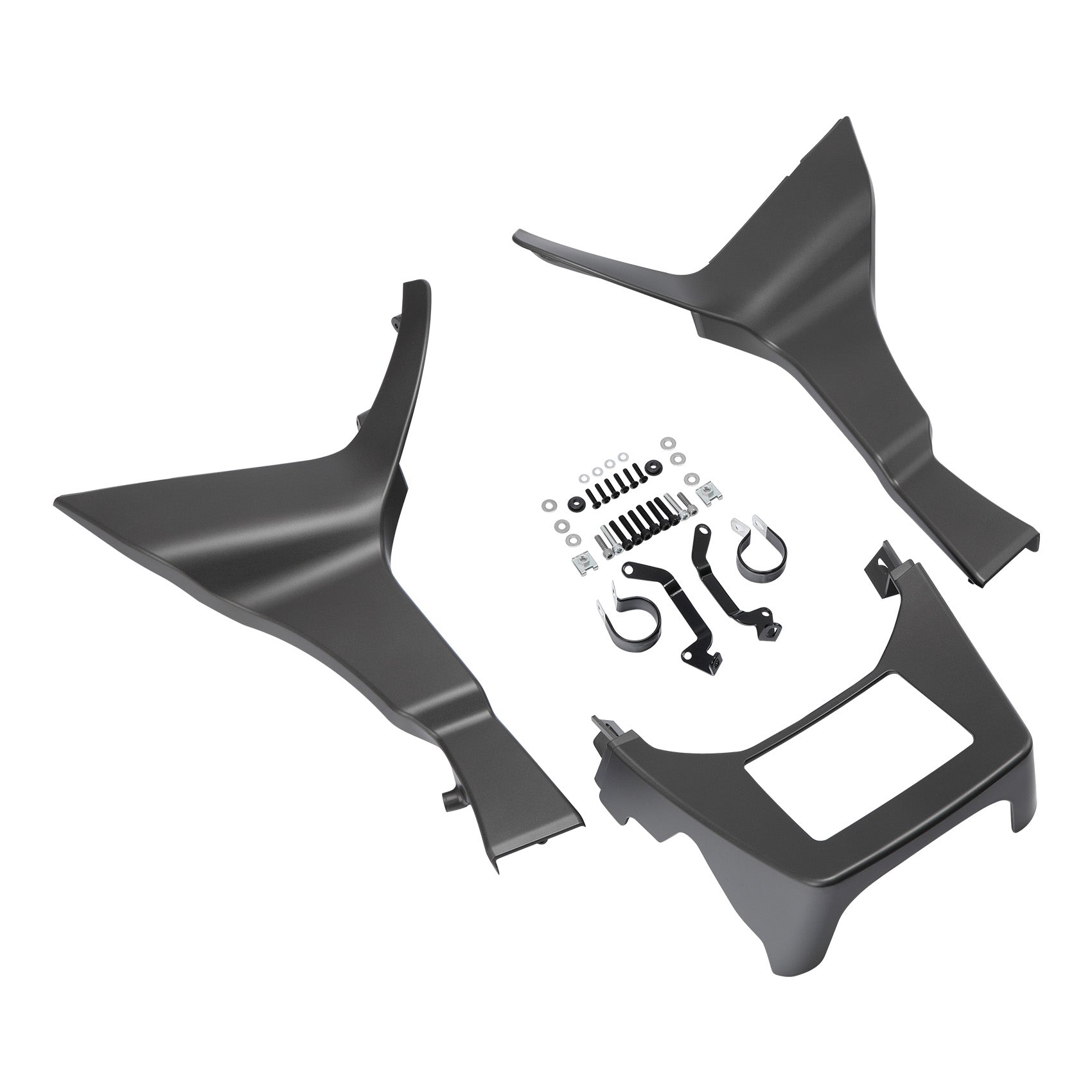 HR3 Industrial Gray Denim Spoiler Kit For Harley 2017-Later FLTRX, FLTRXS, FLTRXST models