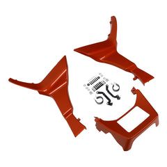 HR3 Scorched Orange / Black Denim Spoiler Kit For Harley 2017-Later FLTRX, FLTRXS, FLTRXST models