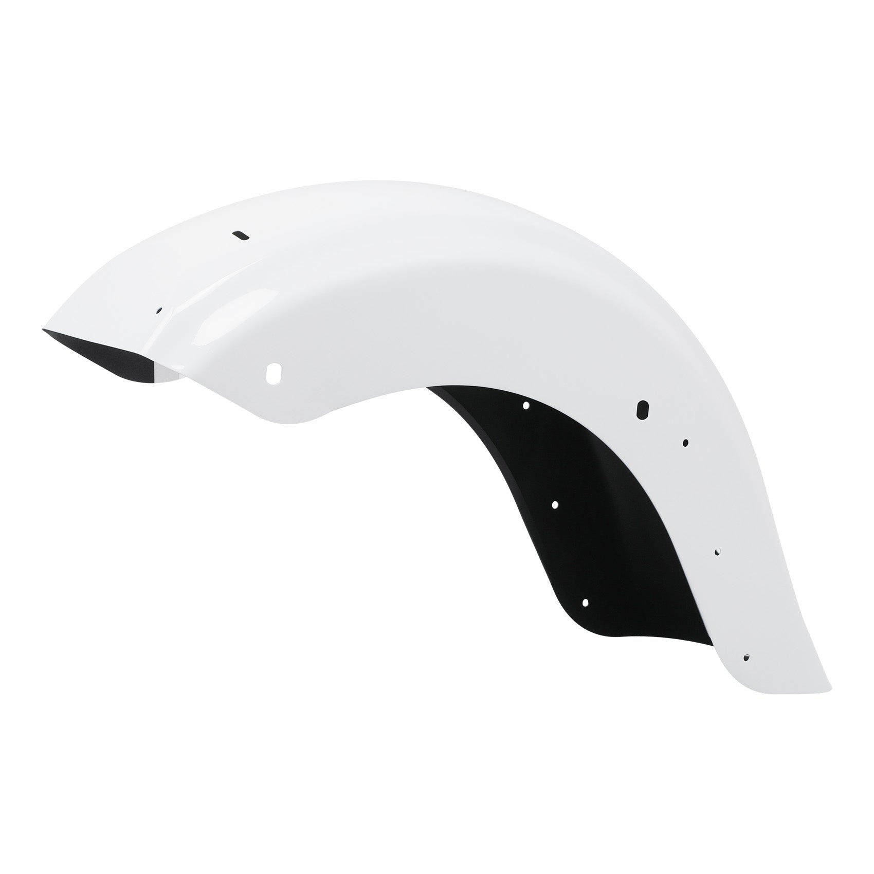 HR3 Stone Washed White Pearl Motorcycle Mudguard CVO STYLE REAR FENDER FOR Harley Touring 2014-2023