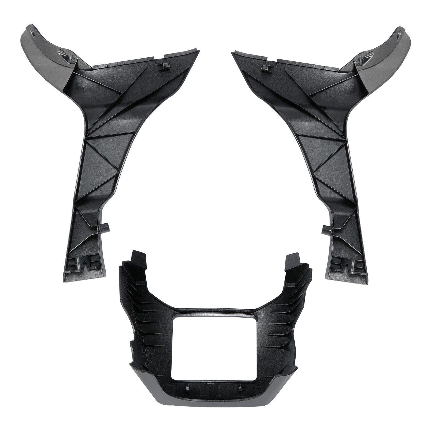 HR3 Billet Silver Spoiler Kit For Harley 2017-Later FLTRX, FLTRXS, FLTRXST models