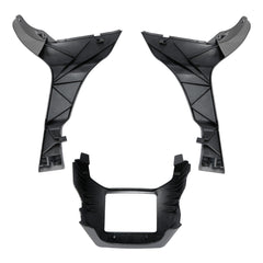 HR3 Billet Silver Spoiler Kit For Harley 2017-Later FLTRX, FLTRXS, FLTRXST models