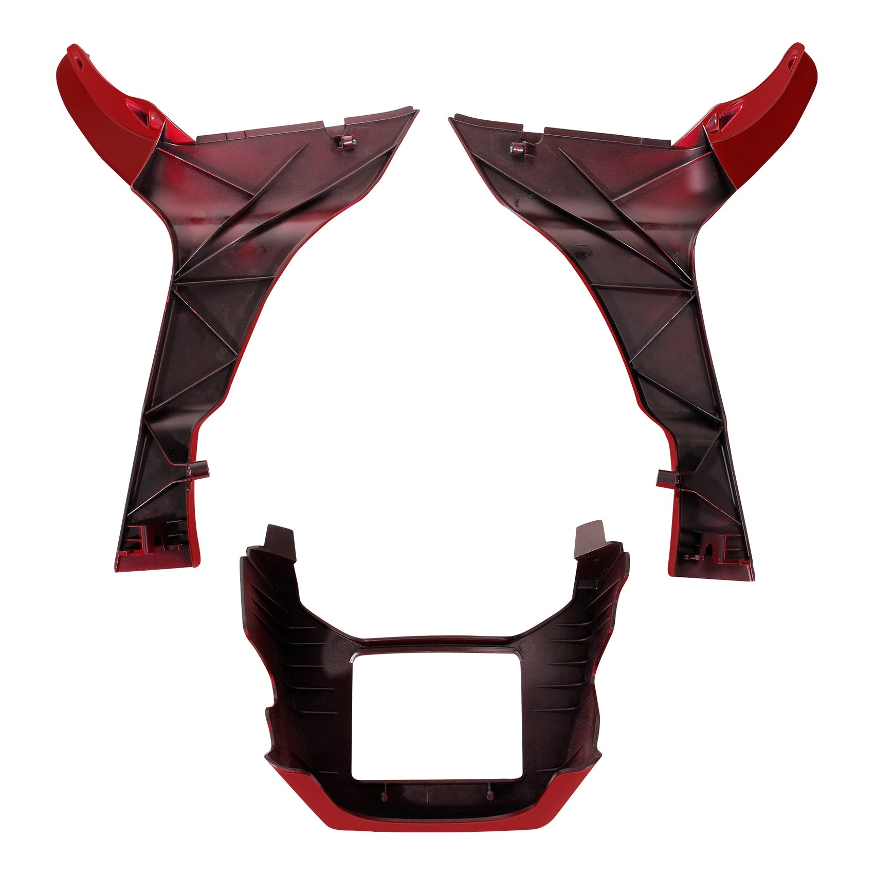 HR3 Wicked Red Spoiler Kit For Harley 2017-Later Models (FLTRX, FLTRXS, FLTRXST)