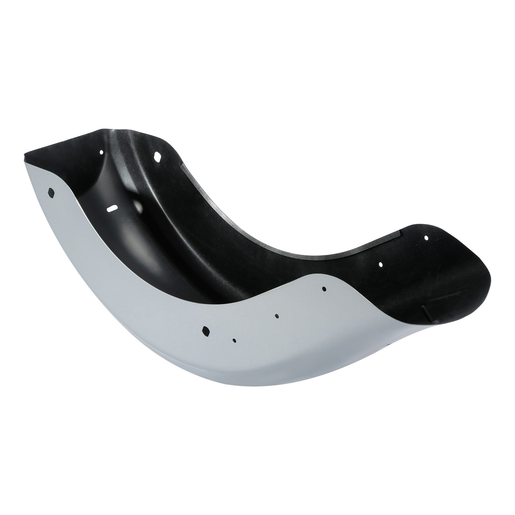 HR3 White Flake Fade Motorcycle Mudguard CVO STYLE REAR FENDER FOR Harley Touring 2014-2023