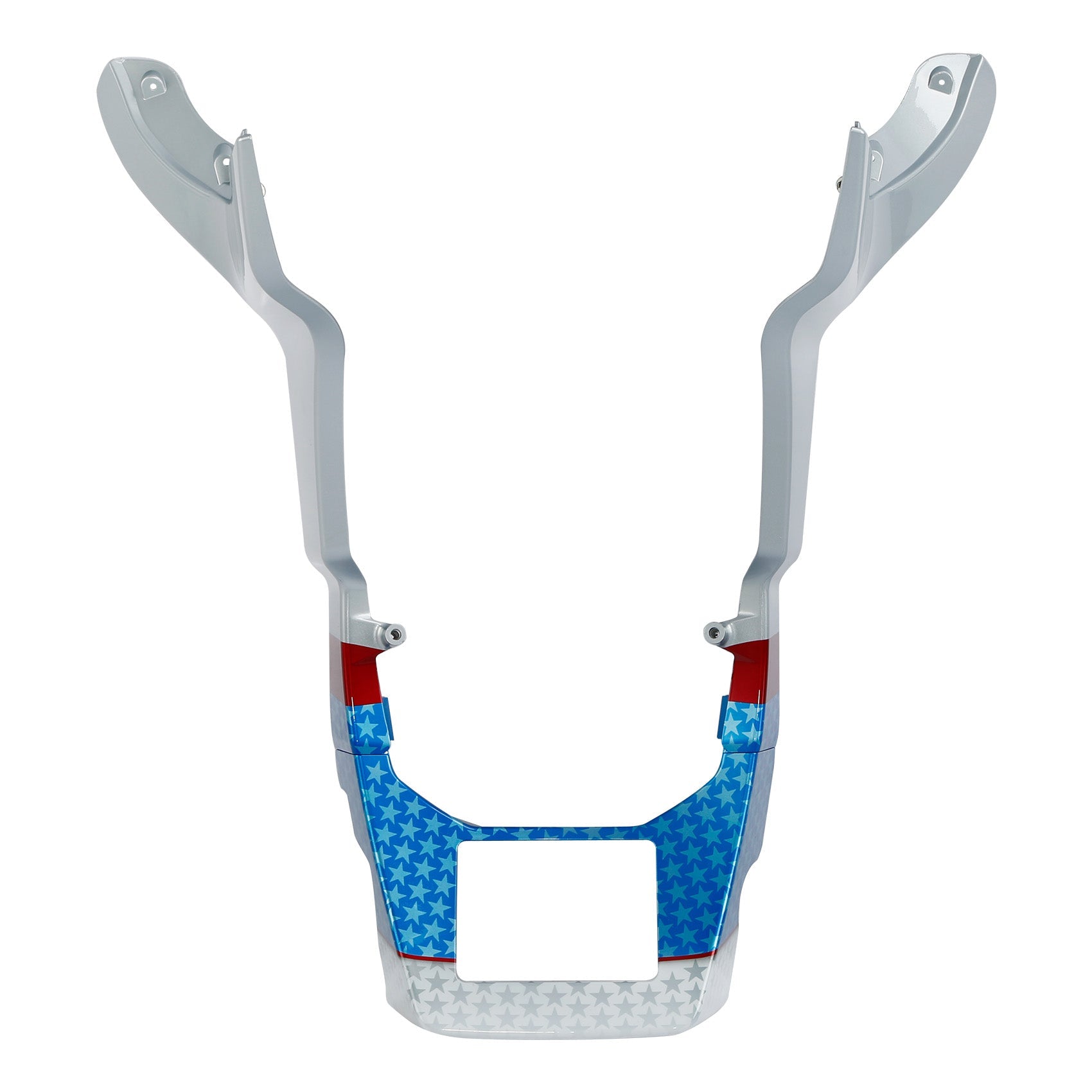 HR3 White Flake Fade Spoiler Kit For Harley 2017-Later FLTRX, FLTRXS, FLTRXST models