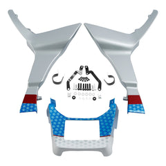 HR3 White Flake Fade Spoiler Kit For Harley 2017-Later FLTRX, FLTRXS, FLTRXST models