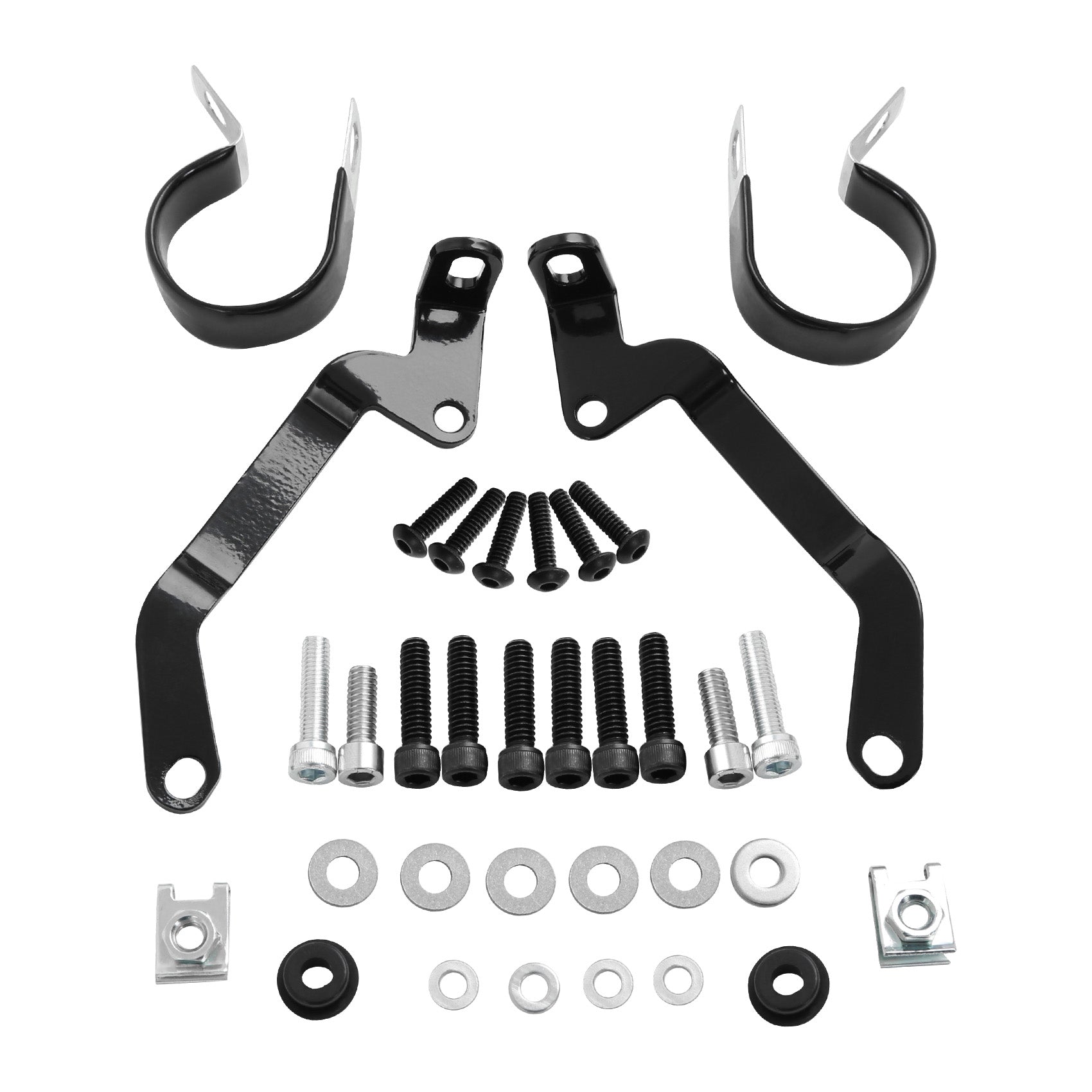 HR3 White Flake Fade Spoiler Kit For Harley 2017-Later FLTRX, FLTRXS, FLTRXST models