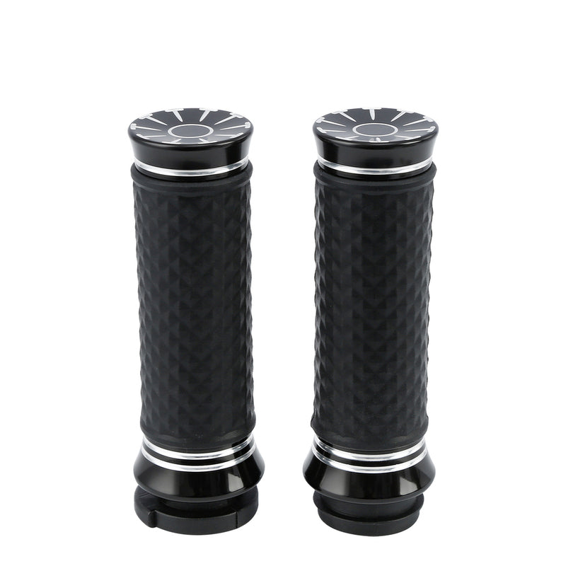 Custom Chrome 1'' TBW Handlebar Hand Grips Fit For Harley Softail Dyna Sportster Touring 08-up