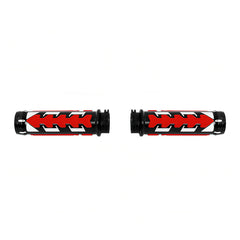 Custom Chrome 1'' Handle Bar Hand Grips Cable Throttle Fit For Harley Softail Fat Boy Dyna