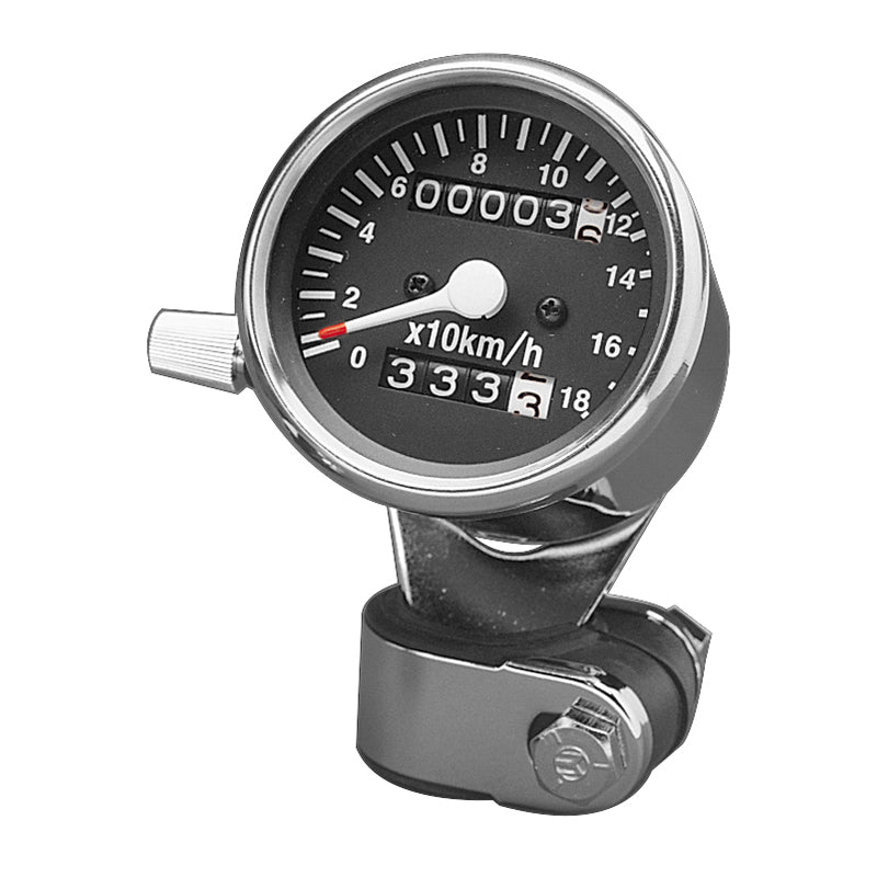 Custom Chrome Mini Speedometer with 2:1 Ratio 180KM/H Face Fit For Har ...